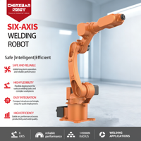 Robot de soudage 6 axes performant, longue portée et haute précision pour les machines d'ingénierie et le soudage de tôles