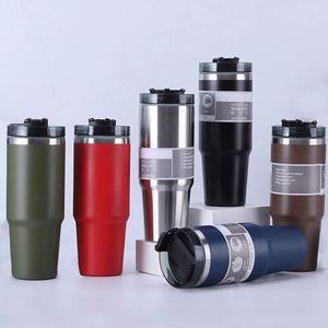 Venta al por Mayor de Tazas de Viaje de Acero Inoxidable de 30 oz, Doble Pared, Aisladas al Vacío, con Tapa Libre de BPA, Rendimiento Térmico de 6 a 12 Horas, Personalizables - Product Image 1