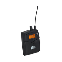 Système de monitoring intra-auriculaire sans fil XTUGA IEM1200 avec microphone cravate et boîtier métallique, fréquence 550-580 MHz