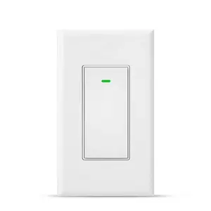 Switch Automated Light Switch US ETL Smart Home WiFi Smart Push Button Switch Smart Switch WiFi Wall Light Switch Compatible With Alexa