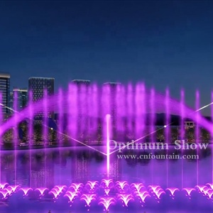Boquillas controladas por computadora Fuentes <span class=keywords><strong>Danzantes</strong></span> Decoración al aire libre Lago Río Música digital Baile Fuente flotante de agua - Product Image 6
