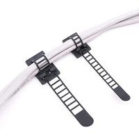 Attaches de câble adhésives réglables en CL-1 Clips de câble pour la gestion des câbles à la maison et au bureau