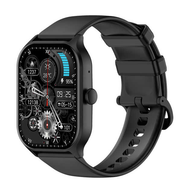 DaFit APP Sports Square Smart Watch Bluetooth Call 2.0.1 Inch Large Screen IP68 Waterproof Health Monitor Smartwatch