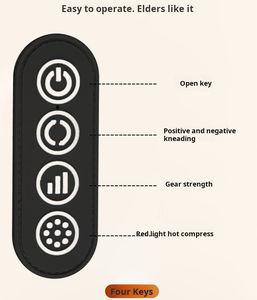 इन्फ्रारेड फिजियोथेरेपी शियात्सु गर्दन मालिश घुटने की सुविधा कंपन तकिया प्लग-इन समय नियंत्रण 2000 माया बैटरी - Product Image 6