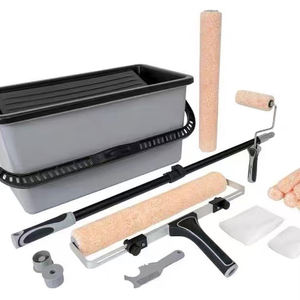 ROLLING DOG Juego de rodillos de pintura artística Pro Eggshell de 18 "-Poste ajustable, juego de bandejas de 2 texturas <span class=keywords><strong>para</strong></span> pintura de pared/<span class=keywords><strong>látex</strong></span> - Product Image 2