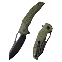 Couteau pliant en acier D2 noir de qualité supérieure, couteau à fruits portable pour bricolage, survie en extérieur, tranchant, haute dureté, pour le camping et la poche