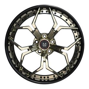 Jantes en alliage HADISON HD2P1018-3 18 19 20 <span class=keywords><strong>21</strong></span> 22 pouces forgées T6061 à rebord étagé, 2 pièces, pour Mustang Audi R8 - Product Image 2