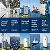 Gabinete de Distribución Solar para Exteriores, Impermeable, con Panel de Automatización para Granjas Solares
