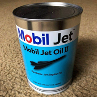 Huile de turbine synthétique haute température (Mobil Jet Oil II) à base d'ester synthétique 946 ml pour lubrifiant industriel et aéronautique