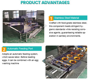 Máy nghiền vỏ trứng tự động máy tách trứng tách lòng trắng trứng và lòng đỏ - Product Image 5