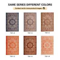 Tapis de luxe en laine persane Dsermer, tapis de sol en soie rouge, grands tapis de salon pour chambre, Alfombra