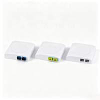 Boîtier terminal fibre optique FTTH 86 Type 2 ports, montage mural ou sur table, plaque frontale Roseta Optica pour adaptateur LC SC, câblage optique intérieur