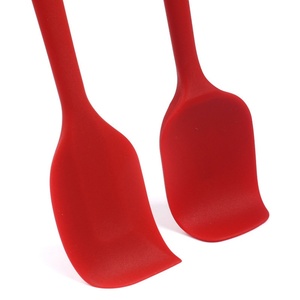 6 Pieces <b>Silicone</b> Kitchen Utensils <b>Baking</b> Accessories Cream Butter Cake Scraper Pastry Spatula Kitchen Cooking Utensils Set - Product Image 2