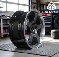 Jantes SUV en alliage forgé monobloc à cinq branches 722Auto, à déport profond, usinage de précision, PCD ET personnalisés, haute performance, 16-30 pouces