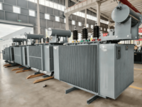 Transformateur immergé dans l'huile triphasé haute tension Hongwei 3kV-35kV 50/60Hz, bobinage cuivre/aluminium certifié IEC