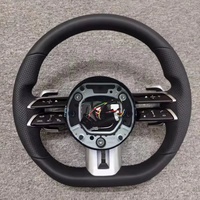 Volant sur Mesure en Fibre de Carbone Avancée et Daim pour Mercedes-Benz W205 W178 C190 GT63 C63 AMG W247 W222 W204 W211