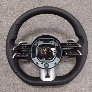 <span class=keywords><strong>Volant</strong></span> sur Mesure en Fibre de Carbone Avancée et Daim pour <span class=keywords><strong>Mercedes</strong></span>-Benz W205 W178 C190 GT63 C63 AMG W247 W222 W204 W211 - Product Image 2