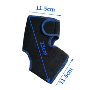 Unisex Nylon&Neoprene Ankle Support Brace Adjustable Ankle Compression Wrap Protector Sport Care