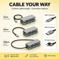 Station d'accueil USB 3.0 Type-C en alliage d'aluminium 10-en-1 avec lecteur de cartes SD/TF, RJ45 1000M, adaptateur répartiteur PD 100W – Vente en gros, en stock