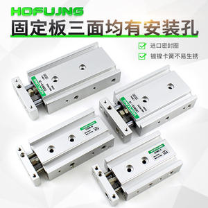 Cylindre pneumatique à double tige et double arbre série CXSM6/TR10/15/20-25-30-35-40-45-50-60-70-75 - Product Image 3