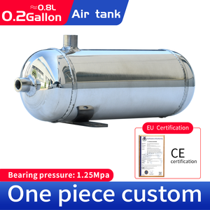Mini réservoir d'<span class=keywords><strong>air</strong></span> horizontal personnalisable de 0,8 L, résistant à la <span class=keywords><strong>pression</strong></span> de 12 bars, en acier inoxydable pour le stockage de l'<span class=keywords><strong>eau</strong></span> - Product Image 6