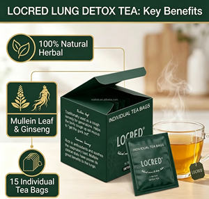 Tisane Naturelle de Feuilles de Molène pour la Détoxification Pulmonaire et le Soutien <span class=keywords><strong>Respiratoire</strong></span>, Tisane aux Herbes pour Fumeurs, Nettoyage du Mucus, Thé Bien-être au Ginseng, 15 Sachets - Product Image 4