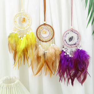 Vente en gros d'artisanat chinois, attrape-rêves en cristal Boho pour décoration murale de <span class=keywords><strong>chambre</strong></span> à coucher, fait à la main, design Art déco suspendu pour la maison - Product Image 6