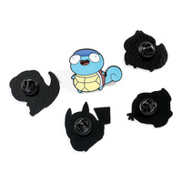 Bros Pin Pokemon Lucu Bergambar Kartun, Aksesoris Lencana Logam Pikachu Monster Saku yang Dapat Dipersonalisasi