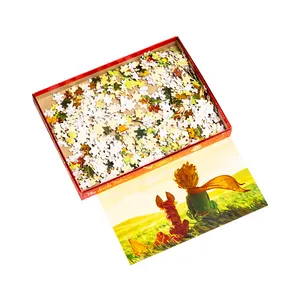 Personalisiertes individuelles Kartonpapier-Jigsaw-Puzzle 500 1000 Stück Landschaftspuzzle-Spiel für Erwachsene