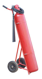 Extincteur à CO2 sur roues de 10 kg, certifié CE, mobile, pour salle électrique industrielle - Product Image 4