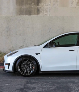 Jantes en alliage forgées sur mesure à profil profond, finition noir <span class=keywords><strong>mat</strong></span> brillant, 19, 20, 21, 22 pouces, pour Tesla Model S, Model X, Model Y Plaid 5x120 - Product Image 4