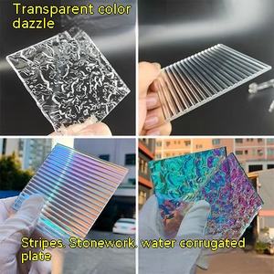 Rayures colorées haute <span class=keywords><strong>plaque</strong></span> de <span class=keywords><strong>plexiglas</strong></span> <span class=keywords><strong>translucide</strong></span> gravure flexion laser perforation impression traitement <span class=keywords><strong>plaque</strong></span> acrylique - Product Image 2