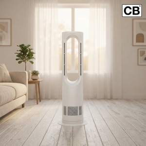 Ventilatore a Torre <span class=keywords><strong>Angelo</strong></span> AZ588PRO Elettrico Senza Pale con Oscillazione a 75 Gradi, 2-in-1 Freddo/Caldo, Telecomando, Motore Brushless, per Hotel e Casa - Product Image 1
