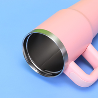 Gobelet isotherme pour enfants de 14 oz, en acier inoxydable à double paroi, avec poignée, personnalisable par sublimation avec logo.