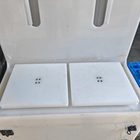 Machine semi-automatique de pesage et de remplissage de seau de bouteille en plastique de détergent liquide de blanchiment de cellule de charge de diaphragme 20kg