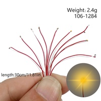 Mini-lampe LED SMD 3V 2,4g multi-échelles HO/N 0402 pour modélisme et décoration DIY
