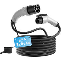 Nouveau câble de charge pour véhicules électriques 7 kW 10 m monophasé Type 2 vers Type 1 avec câble long pour voitures électriques