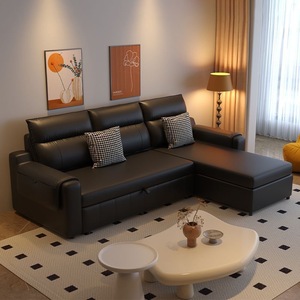 Nouveau canapé-<span class=keywords><strong>lit</strong></span> pliable double usage 2026, moderne, multifonctionnel, avec rangement pour petit appartement, salon, tissu, <span class=keywords><strong>lit</strong></span> simple rétractable - Product Image 6