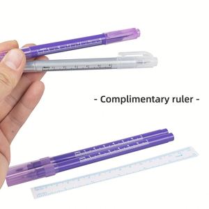 Wholesale Disposable Skin Marker Pen Waterproof Purple Tattoo Position Pen Sterile Single Pack PMU Beauty Academy Consumables - Product Image 6