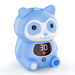 OEM recién lindo mapache pantalla digital inteligente para <span class=keywords><strong>tos</strong></span> asma duradero atomizar SFDA aprobado compresor nebulizador con sincronización - Product Image 2