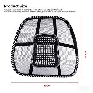 Coussin de massage pour dossier de siège de <span class=keywords><strong>voiture</strong></span>, support <span class=keywords><strong>lombaire</strong></span> respirant en maille pour <span class=keywords><strong>voiture</strong></span>, bureau, maison - Product Image 5