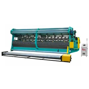 machine to make green agricultural shade net greenhouse net double needle-bar machine