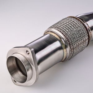 Performance Downpipe for BMW S58 M3 G80 M4 G82 M2 G87 1.5MM 3.5\" to 3\" Stainless Steel Exhaust <b>Pipe</b> - Product Image 2