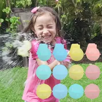 Palloncini d'acqua riutilizzabili a riempimento rapido autosigillanti, giocattoli da bagno con palline d'acqua riutilizzabili per bambini