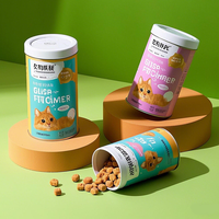 Emballage alimentaire pour animaux de compagnie en papier étamé recyclable, logo personnalisé, hermétique, réutilisable, pour chiens, chats, poissons