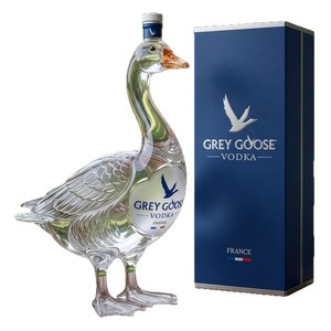 Bouteille d'infusion de liqueur en forme de canard, Grey <span class=keywords><strong>Goose</strong></span>, carafe en verre pour <span class=keywords><strong>vodka</strong></span> du 30e anniversaire, décoration de bar à domicile, bouteille à vin - Product Image 4