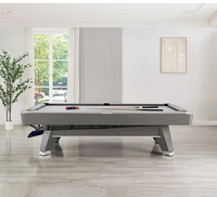 Mesa de Billar Naipni 2024, Gran Oferta, Precio de Fábrica, Tamaño Estándar Internacional, Diseños Modernos, Mesa de Billar de 9 Bolas, 9 pies