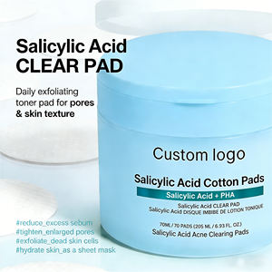 OEM Marque privée Extrait de feuille de cœur PHA Centella Toner Pad Anti-acné Exfoliant doux Hydratant Soin zéro pores - Product Image 5