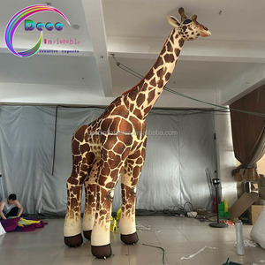 Zoo ngoài trời trang trí <span class=keywords><strong>Inflatable</strong></span> con hươu cao cổ động vật tùy chỉnh tổ chức sự kiện bơm hơi khổng lồ con hươu cao cổ - Product Image 3