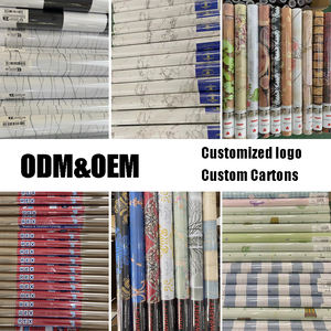 Rouleau de papier peint à motif de fleurs de lotus <span class=keywords><strong>en</strong></span> relief <span class=keywords><strong>en</strong></span> 3D de taille personnalisée pour chambre à coucher salon dessin au trait <span class=keywords><strong>Photo</strong></span> - Product Image 5